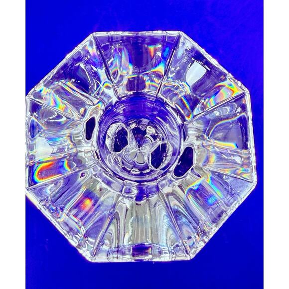 Lenox Ovations Crystal Candlestick Holders Set Of 2 Dual Pillers 5” Grannycore - Picture 5 of 10